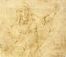  Jacopo Giovanni (di)  (1495 - 1553) [attribuito a] : Figura femminile (recto). Battaglia di cavalieri (verso).  - Auction BOOKS, MANUSCRIPTS, PRINTS AND DRAWINGS - Libreria Antiquaria Gonnelli - Casa d'Aste - Gonnelli Casa d'Aste