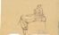  Antonio Canova  (1757 - 1822) [attribuito a] : (1) Schizzi di figure per monumento funebre. (2) Angeli inginocchiati e figura seduta.  - Auction BOOKS, MANUSCRIPTS, PRINTS AND DRAWINGS - Libreria Antiquaria Gonnelli - Casa d'Aste - Gonnelli Casa d'Aste