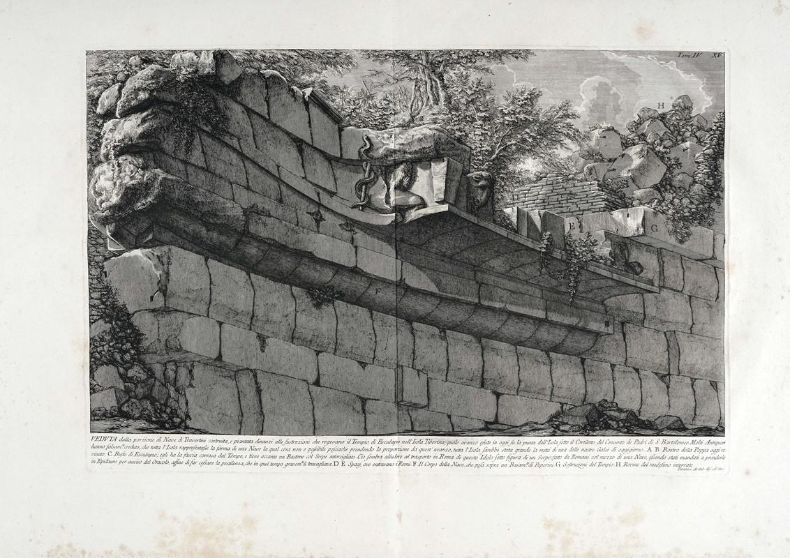 Le Antichità romane di Giambattista Piranesi Architetto Veneziano (Frontespizi Tomo secondo, Tomo...