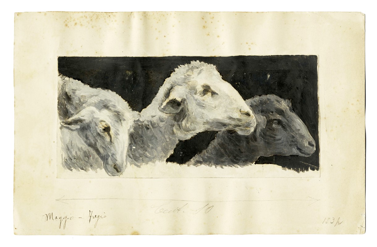 Raccolta di disegni originali per Le feste romane di Ruggero Bonghi illustrate da Giulio Aristide...