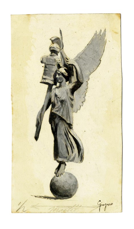 Raccolta di disegni originali per Le feste romane di Ruggero Bonghi illustrate da Giulio Aristide...