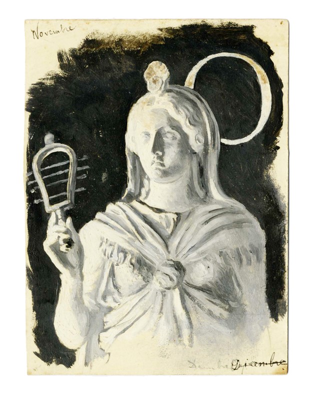 Raccolta di disegni originali per Le feste romane di Ruggero Bonghi illustrate da Giulio Aristide...