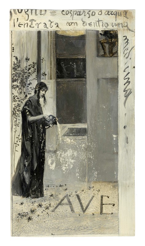 Raccolta di disegni originali per Le feste romane di Ruggero Bonghi illustrate da Giulio Aristide...