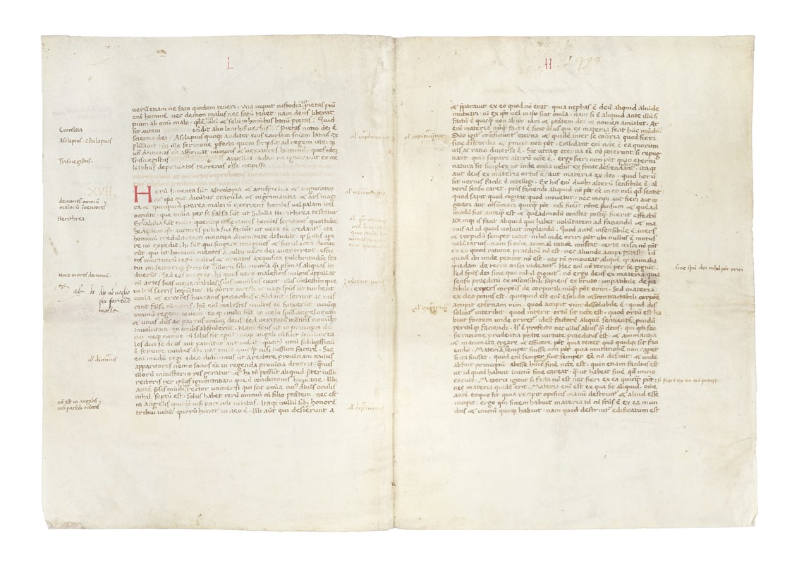 Raccolta di 13 pergamene. Testi profani e sacri.