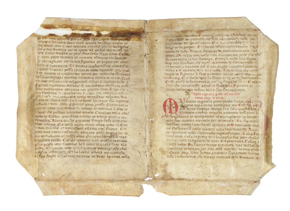 Raccolta di 13 pergamene. Testi profani e sacri.