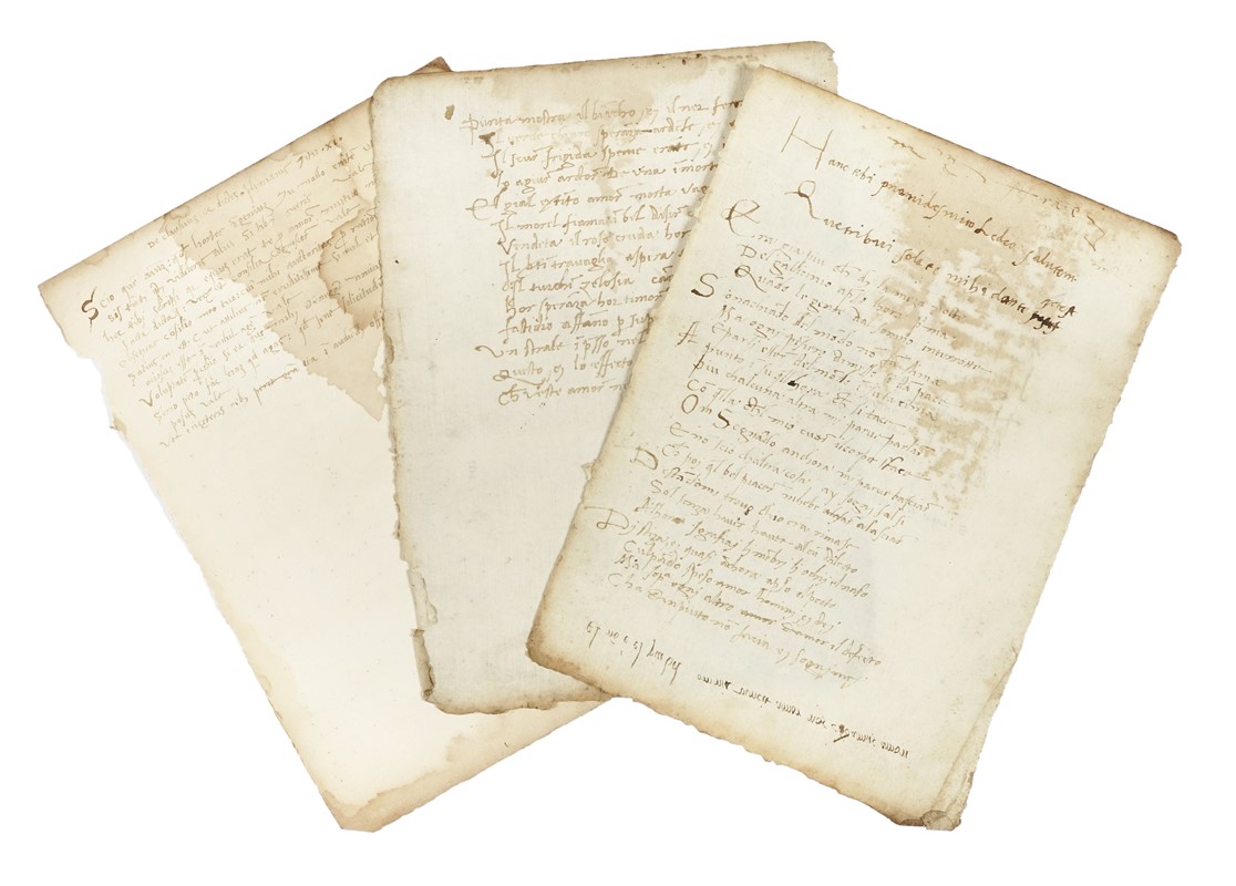 2 oroscopi manoscritti.