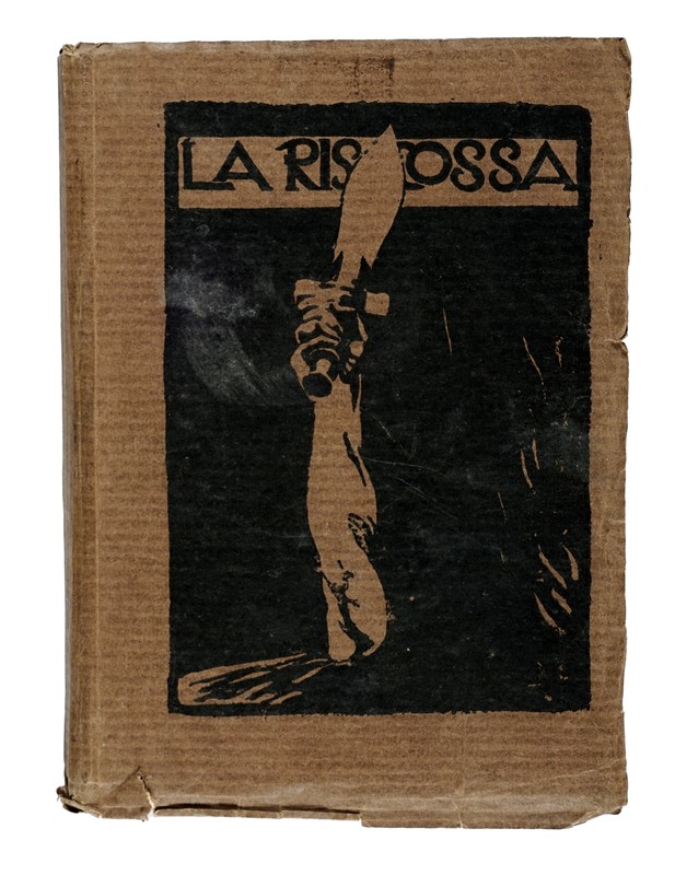Dedica autografa su libro La Riscossa Casa Editrice d'arte Bestetti e Tumminelli, Milano 1918.