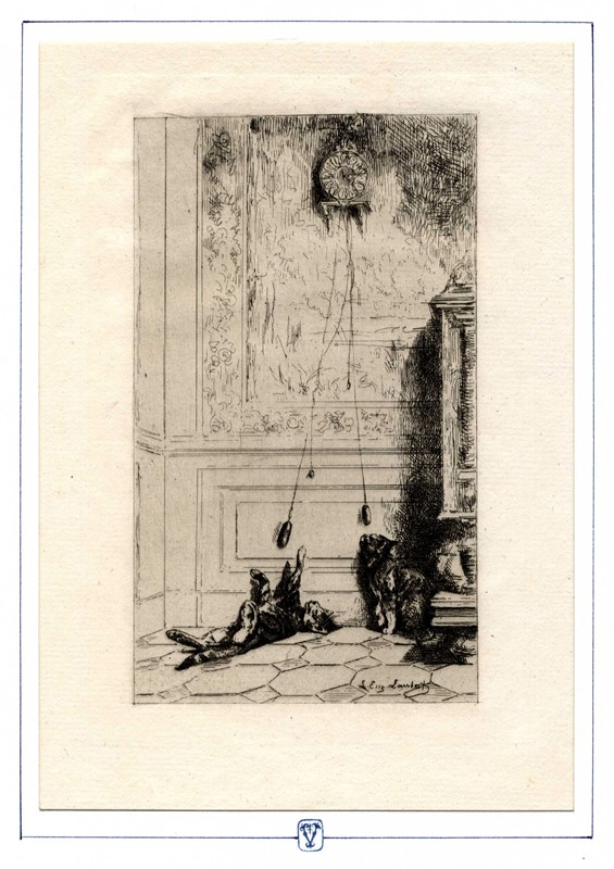 Grande lotto composto di 35 incisioni francesi.