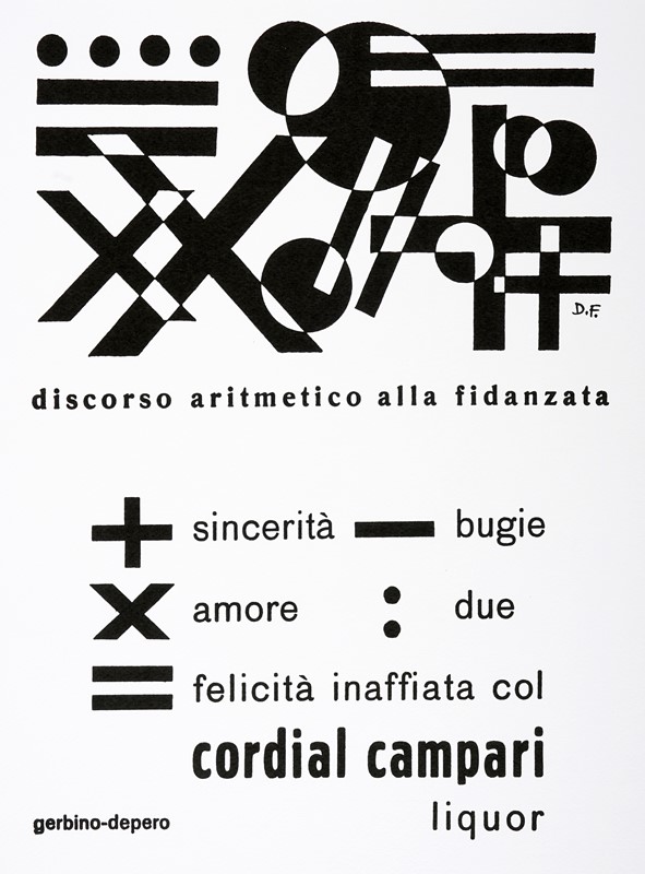 Lotto composto di 4 stampe per Campari.