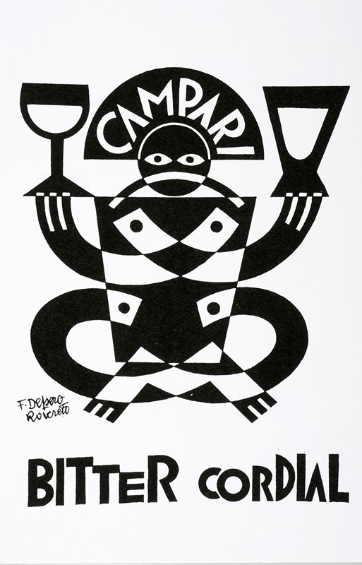 Lotto composto di 4 stampe per Campari.