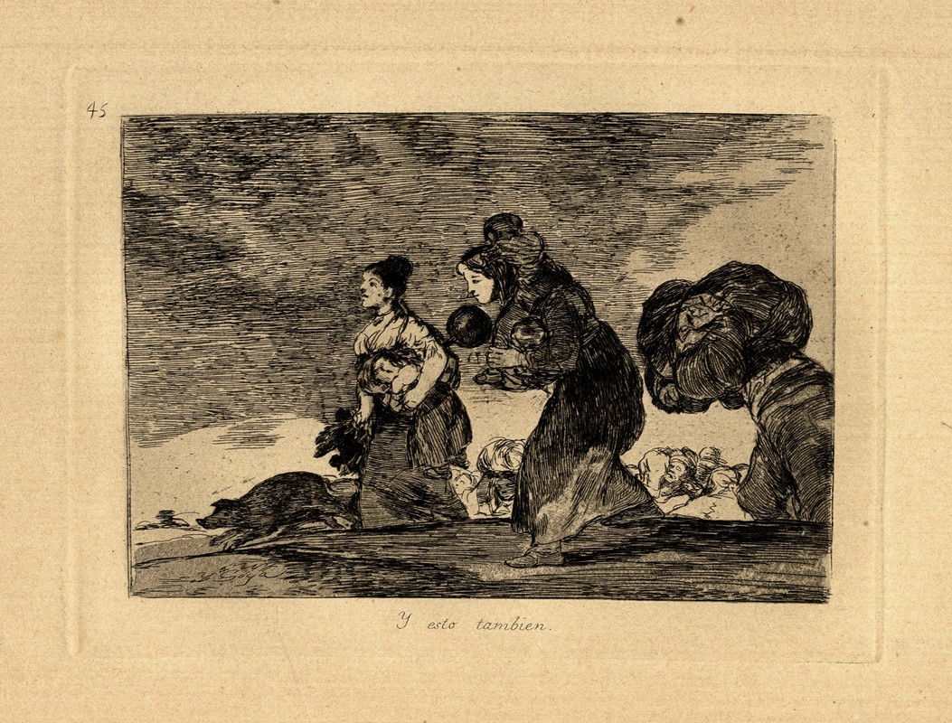 Tristes presentimientos de lo que ha de acontecer/ Y esto tambien.