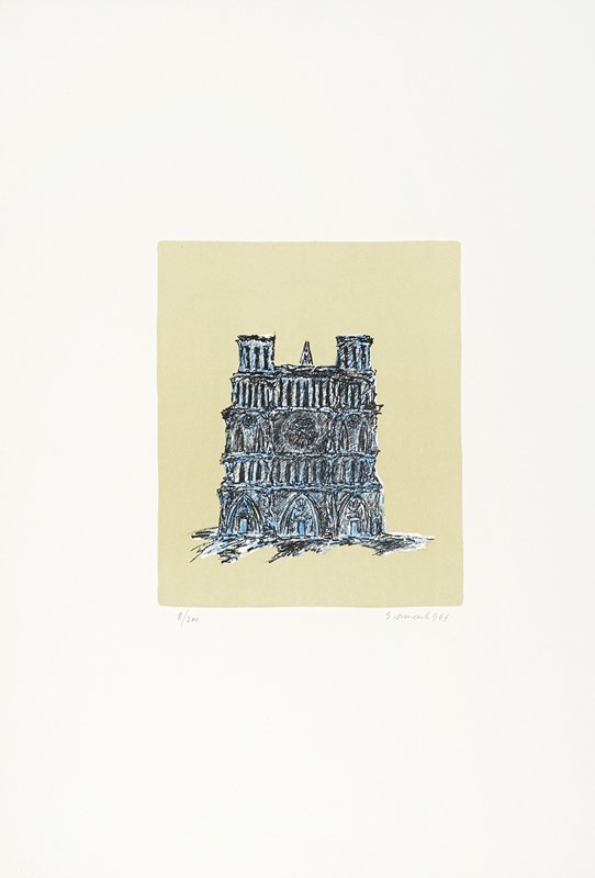 Lotto konvolut di 99 tra incisioni, disegni e portfolio.