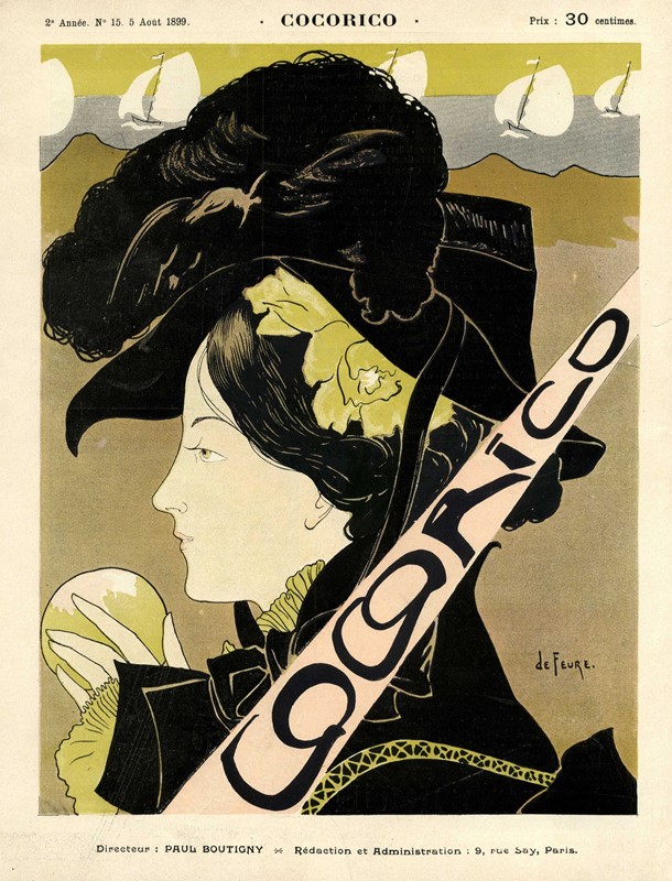 Lotto composto di 21 incisioni a tema liberty.