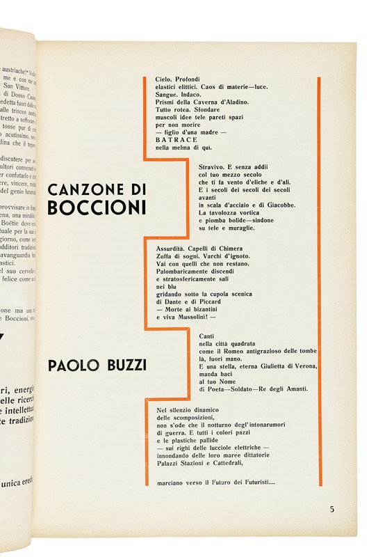 Dinamo futurista. Anno I, nn. 3-4-5.