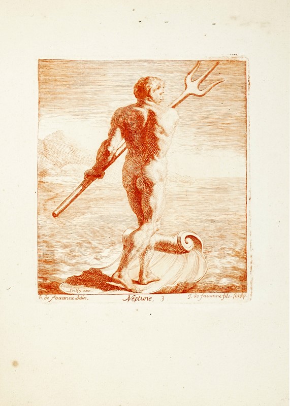 Lotto konvolut di 118 incisioni e due disegni.