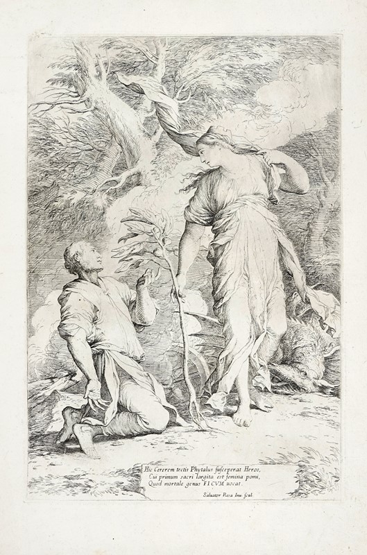 Lotto konvolut di 118 incisioni e due disegni.