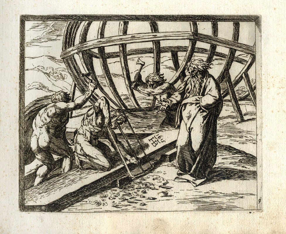 La sacra Genesi figurata da Rafaele d'Urbino nelle Logge Vaticane.