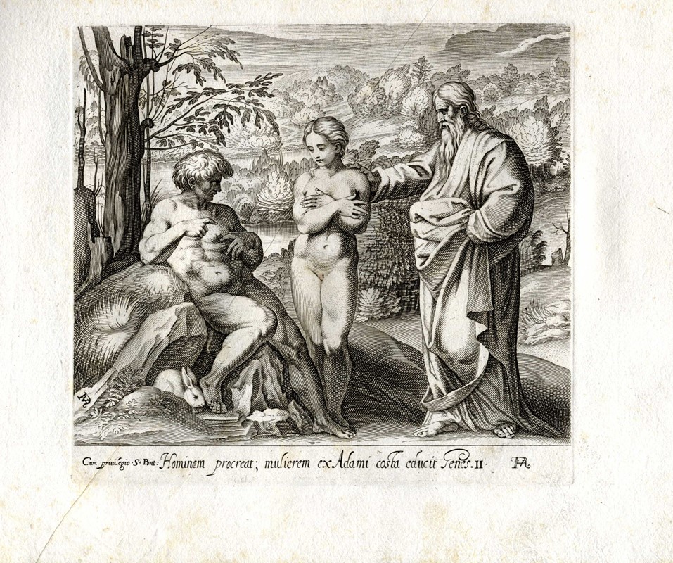 La sacra Genesi figurata da Rafaele d'Urbino nelle Logge Vaticane.