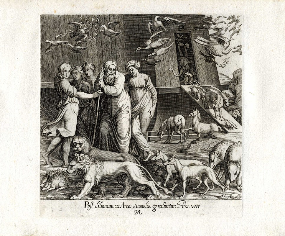 La sacra Genesi figurata da Rafaele d'Urbino nelle Logge Vaticane.