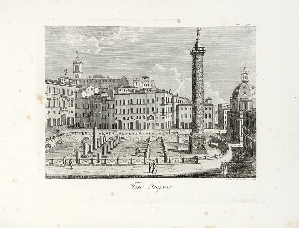 Nuova raccolta delle vedute antiche e moderne della città di Roma e suoi contorni.