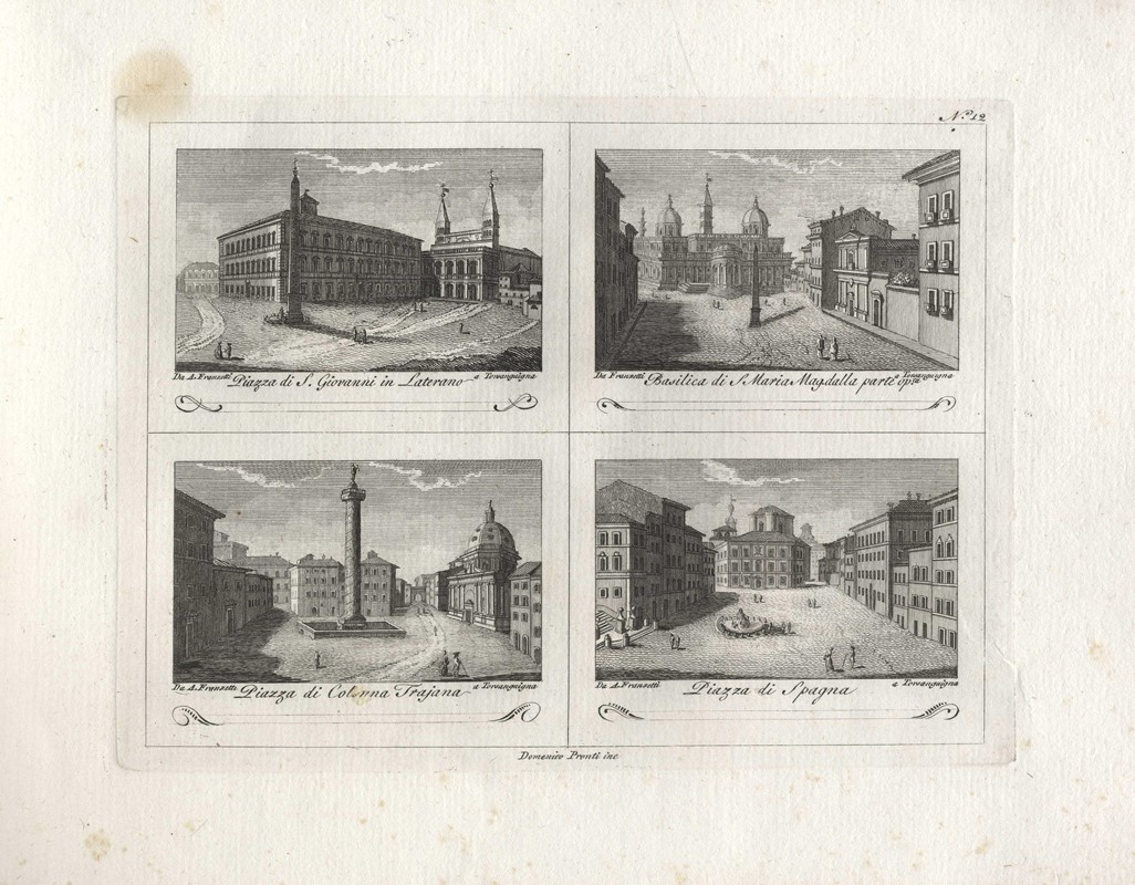 Raccolta di Num.° 320 Vedute sì antiche, che moderne della città di Roma e di alcuni luoghi subur...