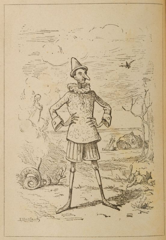 Collodi Carlo : Le avventure di Pinocchio. Storia di un burattino.  Illustrata da E. Mazzanti - Asta Libri