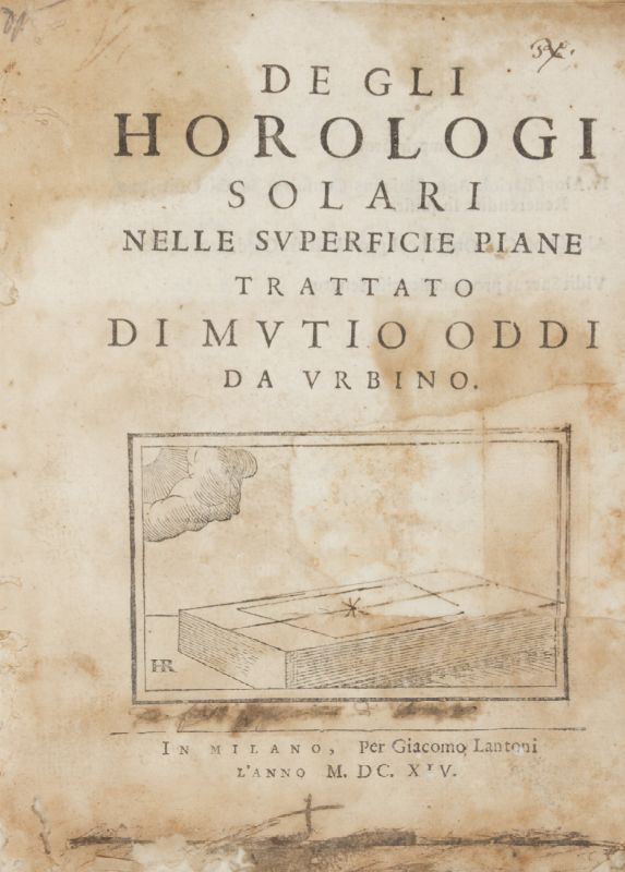 Oddi Muzio De gli horologi solari nelle superficie piane trattato