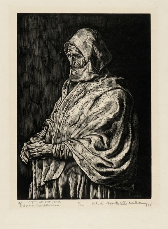 Mario Delitala (Orani, 1887 Sassari, 1990) Donna barbaricina