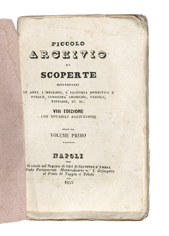 Lotto Composto Di 7 Edizioni Su Invenzioni E Scoperte Asta Libri Autografi E Manoscritti 