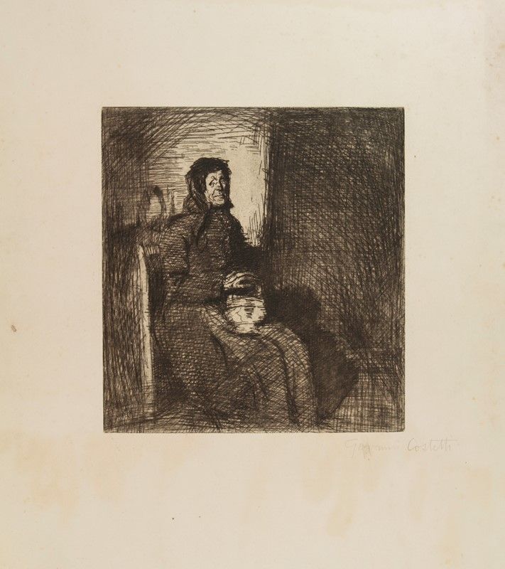 Giovanni Costetti (Reggio Emilia, 1874 Settignano, 1949) Il veggio