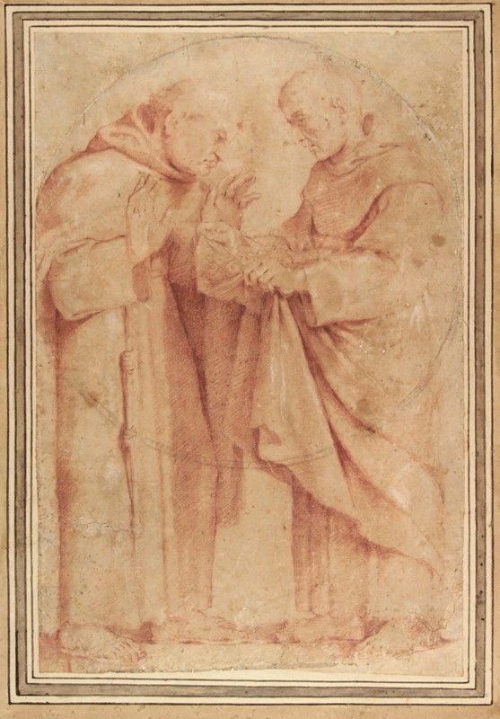 Francesco Albani (Bologna, 1578 1660) [attribuito a] Due figure