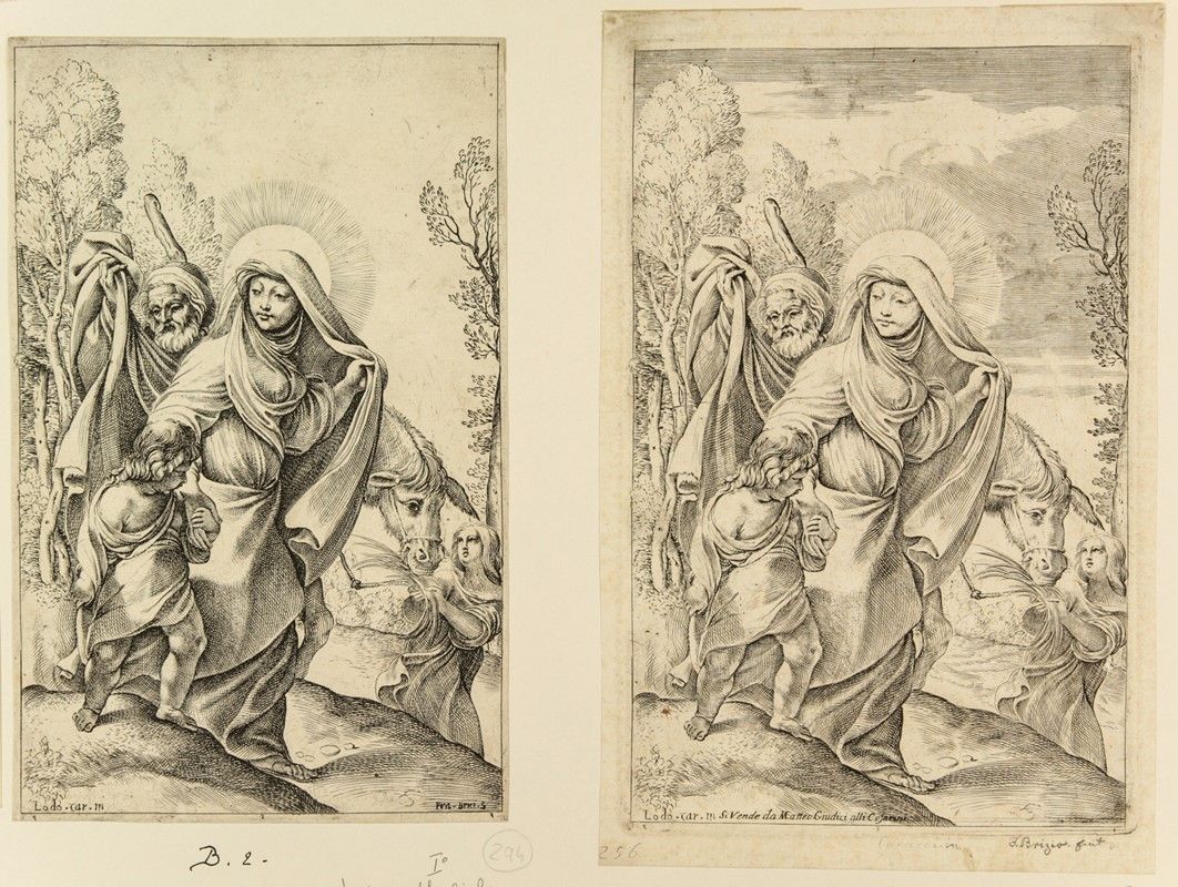 La Sacra Famiglia Vi Ritorno Dall Egitto Francesco Brizio (Bologna, - 1623) : La Sacra Famiglia ritorna dall