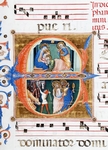 Iniziale "E", Adorazione ei magi