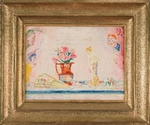 James Ensor, Fleurs et statuette