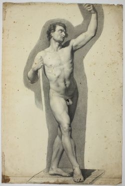  Aristodemo Costoli  (Firenze, 1803 - 1871) : Accademia di nudo.  - Asta Asta a tempo: Stampe & disegni - Libreria Antiquaria Gonnelli - Casa d'Aste - Gonnelli Casa d'Aste