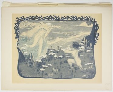  Henri Bellery Desfontaines  (Paris, 1867 - 1909) : L?illusion.  - Auction Timed Auction: Prints & drawings - Libreria Antiquaria Gonnelli - Casa d'Aste - Gonnelli Casa d'Aste