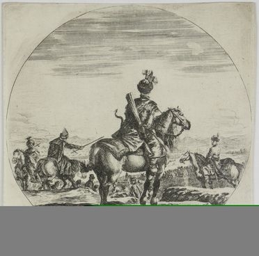  Stefano Della Bella  (Firenze, 1610 - 1664) : Un cavaliere polacco.  - Auction Timed Auction: Prints & drawings - Libreria Antiquaria Gonnelli - Casa d'Aste - Gonnelli Casa d'Aste