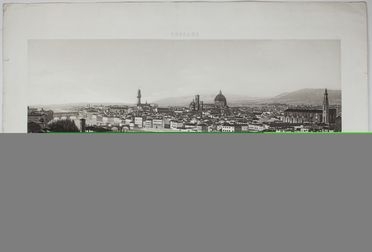  G. Carocci : Panorama della città di Firenze.  - Asta Asta a tempo: Stampe & disegni - Libreria Antiquaria Gonnelli - Casa d'Aste - Gonnelli Casa d'Aste