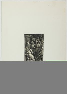  Albrecht Drer  (Norimberga,, 1471 - 1528) [da] : Gesù davanti a Caifa.  - Asta Asta a tempo: Stampe & disegni - Libreria Antiquaria Gonnelli - Casa d'Aste - Gonnelli Casa d'Aste