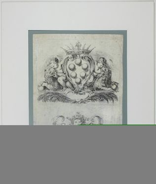  Stefano Della Bella  (Firenze, 1610 - 1664) : Cartouche con le insegne dei Medici.  - Auction Timed Auction: Prints & drawings - Libreria Antiquaria Gonnelli - Casa d'Aste - Gonnelli Casa d'Aste