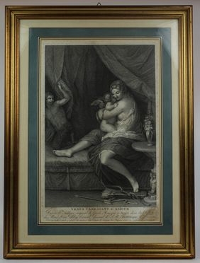  Pietro Vitali : Venus caresant l'amour (Da Guido Reni.)  Guido Reni  (Calvenzano di Vergate, 1575 - Bologna, 1642)  - Auction Timed Auction: Prints & drawings - Libreria Antiquaria Gonnelli - Casa d'Aste - Gonnelli Casa d'Aste