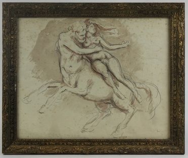 Centauro che rapisce una ninfa.  - Auction Timed Auction: Prints & drawings - Libreria Antiquaria Gonnelli - Casa d'Aste - Gonnelli Casa d'Aste