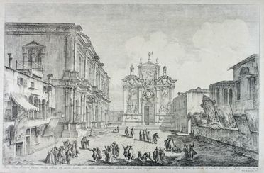  Michele Marieschi  (Venezia, 1710 - 1743) : Campo S. Rocco.  - Asta Manoscritti, Libri, Autografi, Stampe & Disegni - Libreria Antiquaria Gonnelli - Casa d'Aste - Gonnelli Casa d'Aste