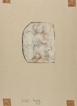  Francesco Vanni  (Siena, 1563 - 1610) : Putto in preghiera.  - Asta Manoscritti, Libri, Autografi, Stampe & Disegni - Libreria Antiquaria Gonnelli - Casa d'Aste - Gonnelli Casa d'Aste