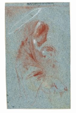  Carlo Cignani  (Bologna, 1628 - Forl, 1719) [cerchia di] : Madonna col Bambino.  - Asta Manoscritti, Libri, Autografi, Stampe & Disegni - Libreria Antiquaria Gonnelli - Casa d'Aste - Gonnelli Casa d'Aste