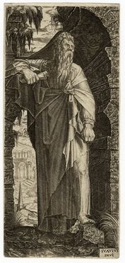  Lambert Suavius  (Liegi, 1520 - Francoforte, ) : San Paolo.  - Auction Books, Prints and Drawings - Libreria Antiquaria Gonnelli - Casa d'Aste - Gonnelli Casa d'Aste