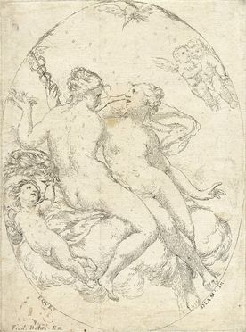  Giuseppe Diamantini  (Fossombrone, 1621 - 1705) : Scena mitologica.  - Auction Books, Prints and Drawings - Libreria Antiquaria Gonnelli - Casa d'Aste - Gonnelli Casa d'Aste