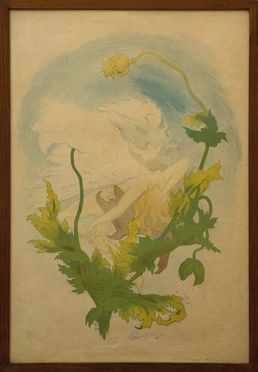  Victor Prouv  (Nancy, 1858 - Stif, 1943) : L'Opium.  - Auction Design, Prints & Drawings - Libreria Antiquaria Gonnelli - Casa d'Aste - Gonnelli Casa d'Aste