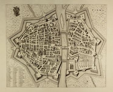  Blaeu Johannes : Parma.  Pierre Mortier  (Leida,, 1661 - Amsterdam,, 1711)  - Asta Libri, Grafica - Libreria Antiquaria Gonnelli - Casa d'Aste - Gonnelli Casa d'Aste