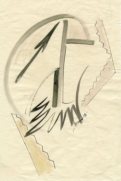  Nerino Nannetti (Neri)  (Firenze, 1889 - 1982) : Caricatura di Marinetti.  Filippo Tommaso Marinetti  (1876 - 1994)  - Auction Paintings, Prints, Drawings and Fine Art - Libreria Antiquaria Gonnelli - Casa d'Aste - Gonnelli Casa d'Aste